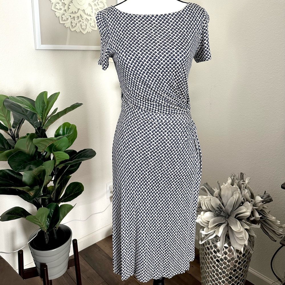 EUC Tory Burch Edna Draped Silk Dress